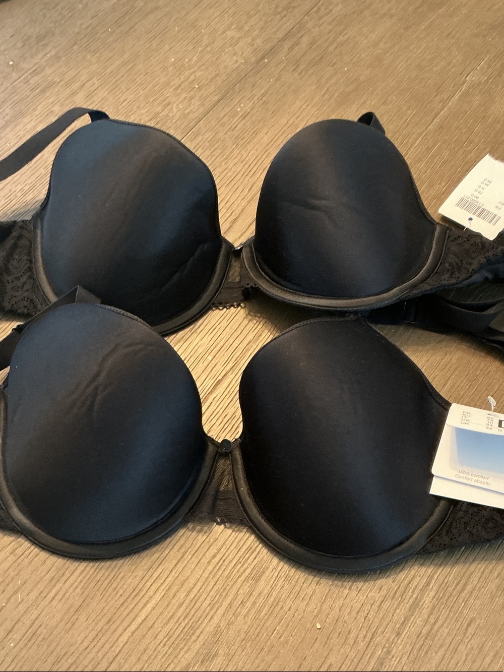 Classic Black T-Shirt Bra - Women Intimates Chantelle